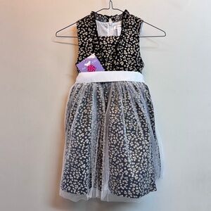 NWT Joe Ella little girl floral Dress Size 4